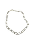 Hand formed rectangle shaped necklace