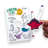 A Brighter Year | Color Your Own Dino High-quality Sticker for Kids & Baby