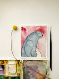 Argus Art Studio - Big and Little Bear Hug Greeting Card: 4" x 6"