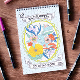 Antiquaria - Wildflowers Premium Coloring Book