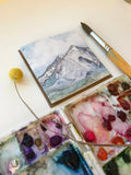 Argus Art Studio - Spring on Mount Sopris Watercolor Greeting Card: 4" x 6"