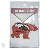 Bloom & Wander | Bear Ornaments | Holiday Christmas