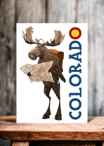 Mark Ludy Art Books & Games - Colorado Moose | Greeting Card