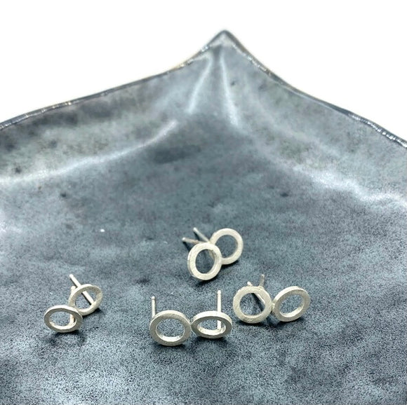 DK | Tiny Circle Earrings | DK Originals Jewelry