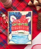 Argus Art Studio - We Bearly Made It Holiday Card