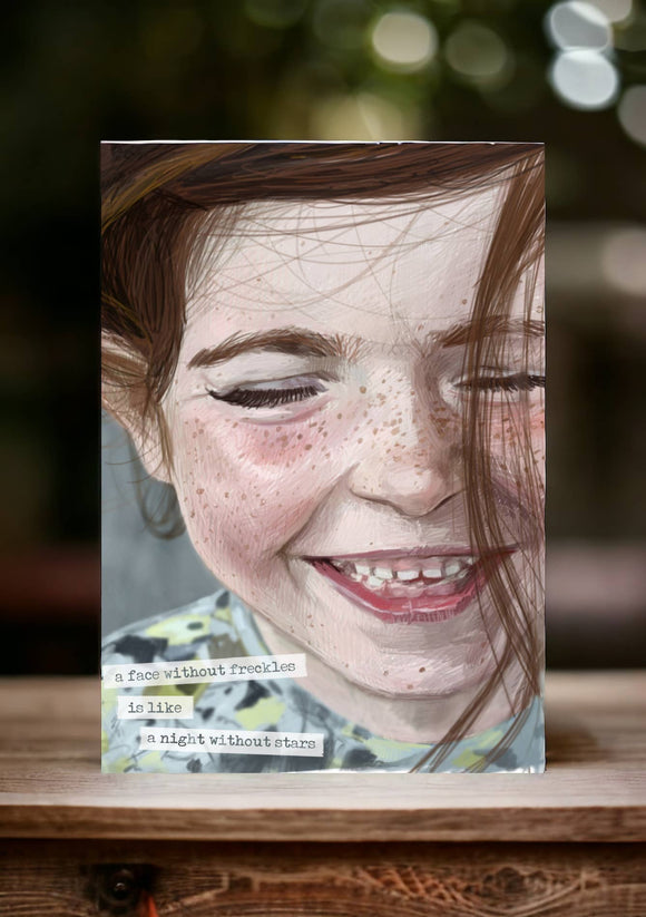 Mark Ludy Art Books & Games - Freckles | Greeting Card