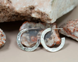 Dante Perozzi Jewelry | Nyx Silver Hoops