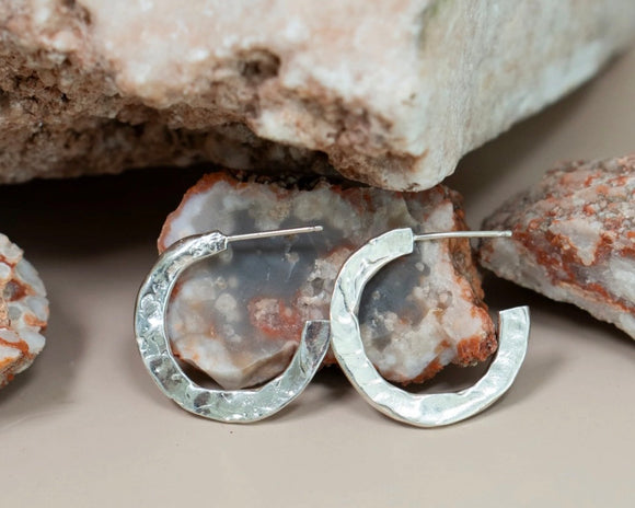 Dante Perozzi Jewelry | Nyx Silver Hoops