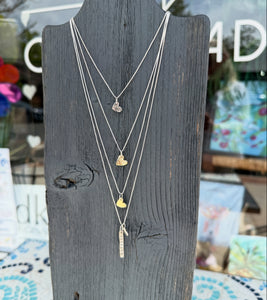DK | Heart Strong Brass Pendant