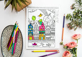 A Brighter Year | 12 Month Color By Day Evergreen Calendar 2025 Coloring Book