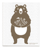 Bespoke Provisions - Bear with Mountains Swedish Dishcloth