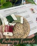 The HNB House | Christmas Tree Ornament Embroidery DIY Kit