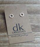 Tiny Circle Earrings | DK Originals Jewelry