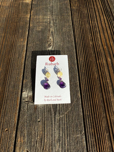 RuBarb | E19 Amethyst earrings