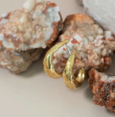 Dante Perozzi Jewelry | Nikki Hoops Brass