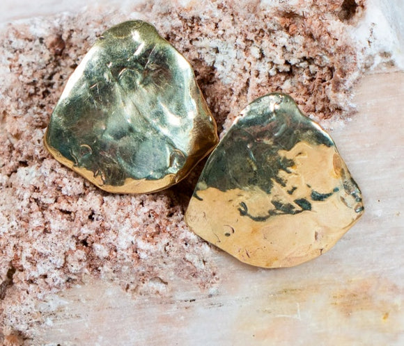 Dante Perozzi Jewelry | Thea Brass Studs