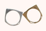Dante Perozzi Jewelry | Thin Corner Brass Ring
