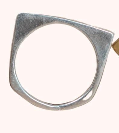 Dante Perozzi Jewelry | Thin Corner Silver Ring