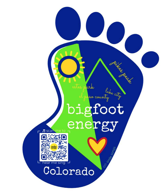 Smile Songs | Bigfoot Colorado - Singing Sticker