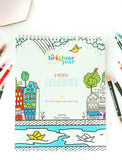 A Brighter Year | 12 Month Color By Day Evergreen Calendar 2025 Coloring Book