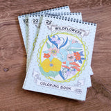 Antiquaria - Wildflowers Premium Coloring Book