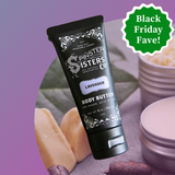 Spinster Sisters Co. - Fair Trade Shea Body Butter Lotion: Deeply Moisturizing: Oatmeal, Milk & Honey