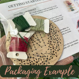 The HNB House | Wreath Ornament DIY Embroidery Kit