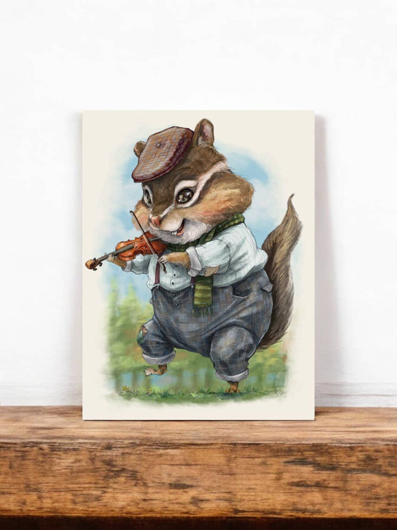 Mark Ludy Art Books & Games - Fiddle Dee | Greeting Card