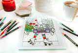 A Brighter Year | 12 Month Color By Day Evergreen Calendar 2025 Coloring Book