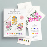 Antiquaria - Watercolor Painting Kit : Wildflowers No1