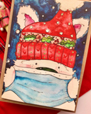 Argus Art Studio - We Bearly Made It Holiday Card