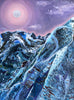 Diana Wright | Moonlit Alpenglow; 9x12