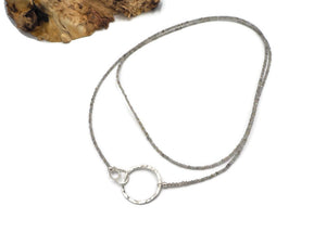 Labradorite Beads Long Necklace | DK Originals Jewelry