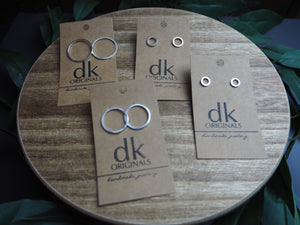 Tiny Circle Earrings | DK Originals Jewelry